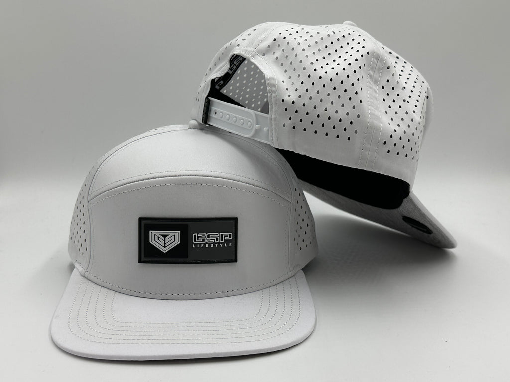 GSP Icon Flatbill Snapback Hat - White Batters Box